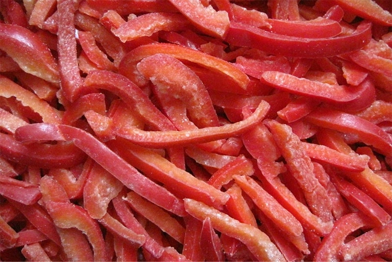 Frozen Red peppers