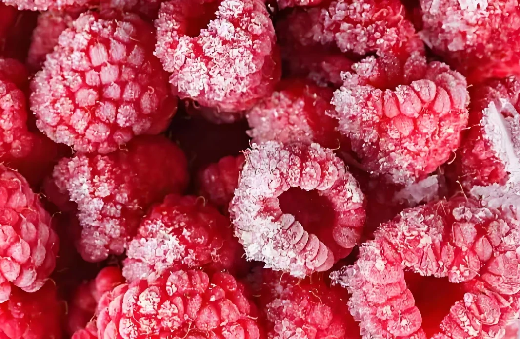 frozen raspberries