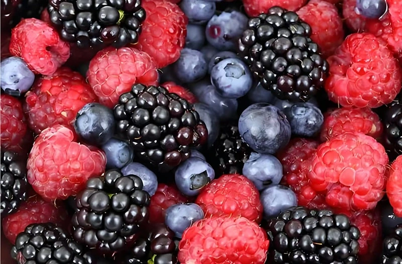 Frozen blackberries