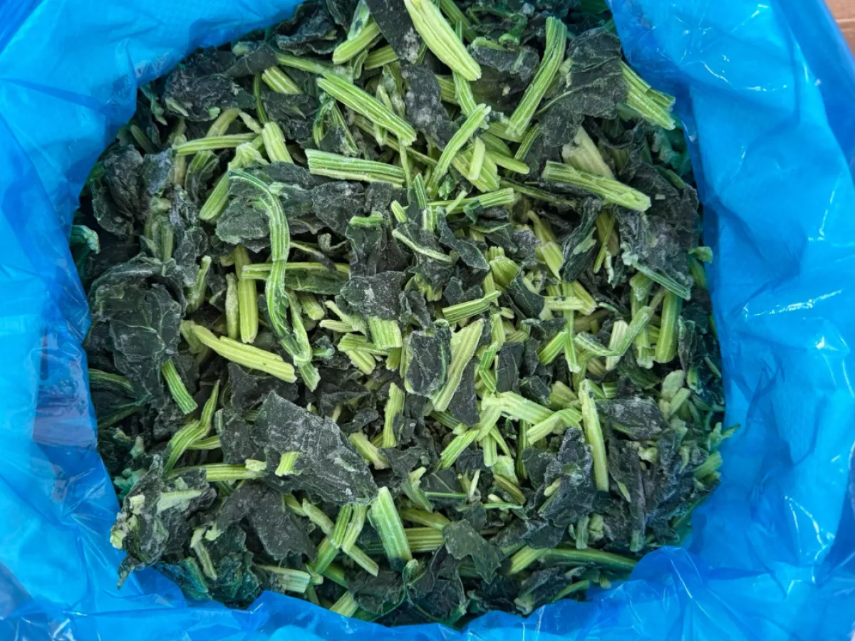 Frozen spinach is highly nutritious.